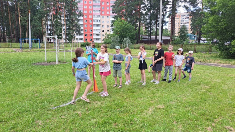 24 июня в лагере прошел спортивный праздник "Орлёнок-спортсмен".